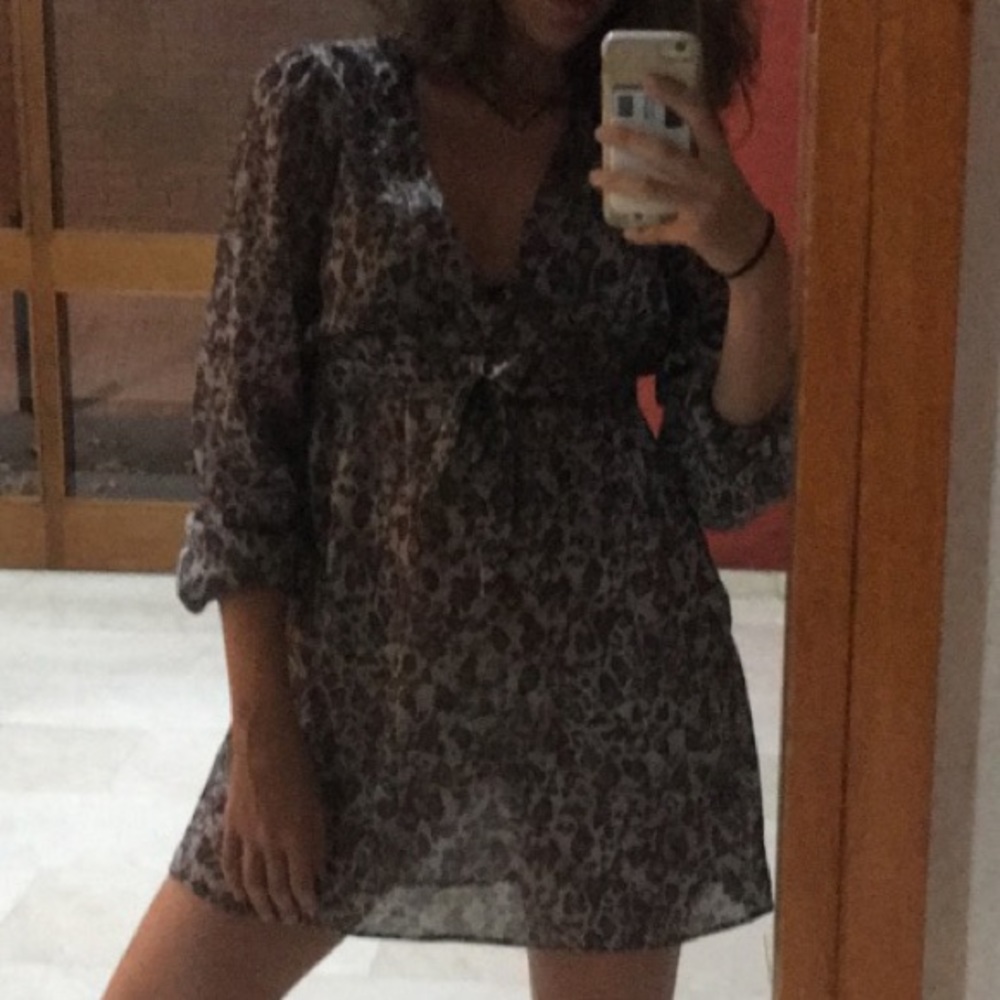 Purple Cheetah dress